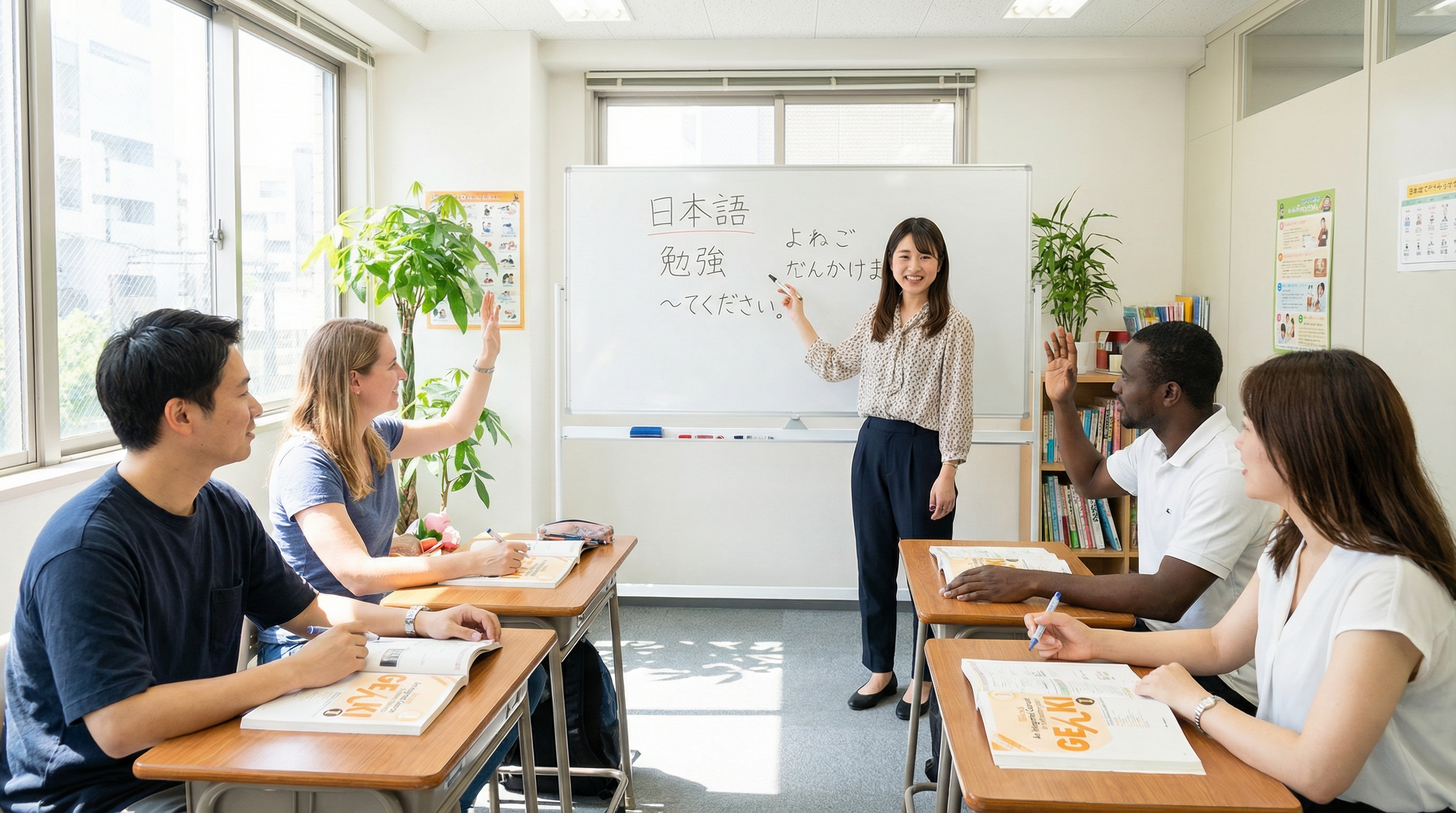 日本語教育実習の様子